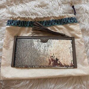 Tory Burch Sequin Clutch